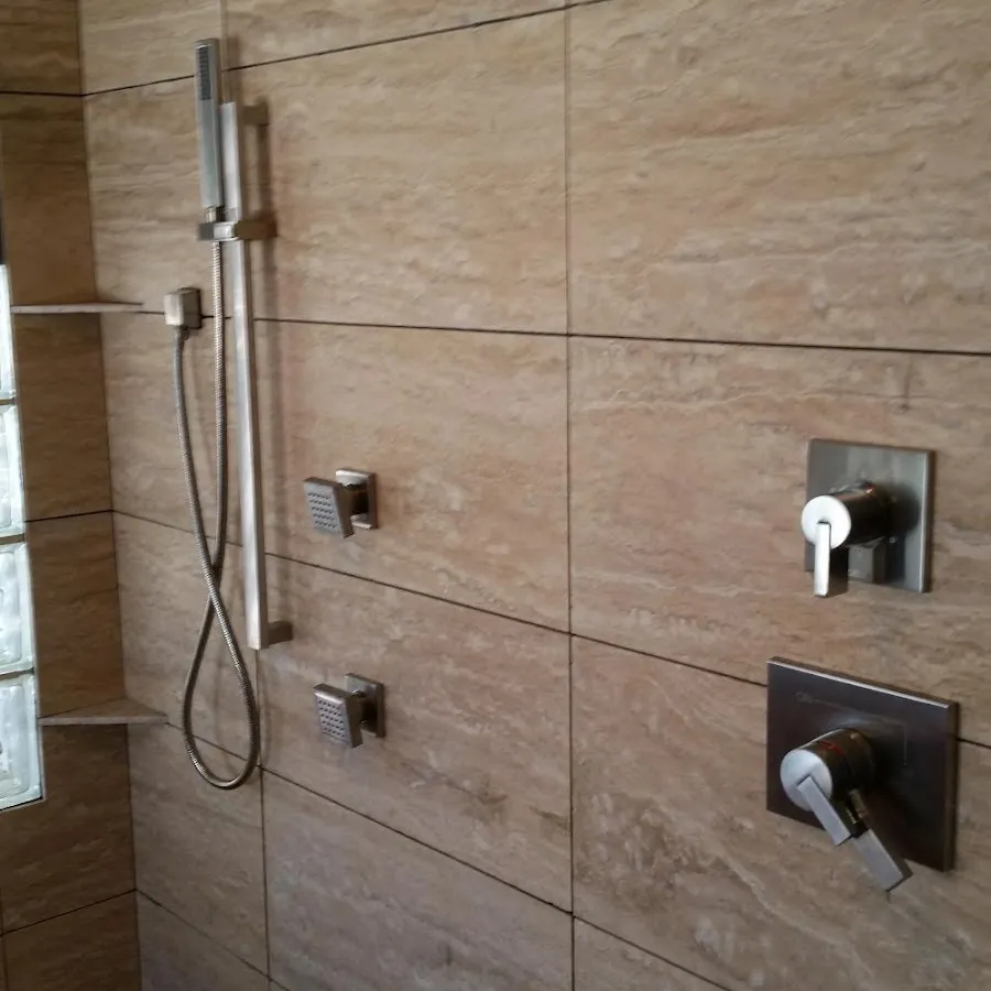 Shower fixture installation for Water Heater Replacement in Oviedo